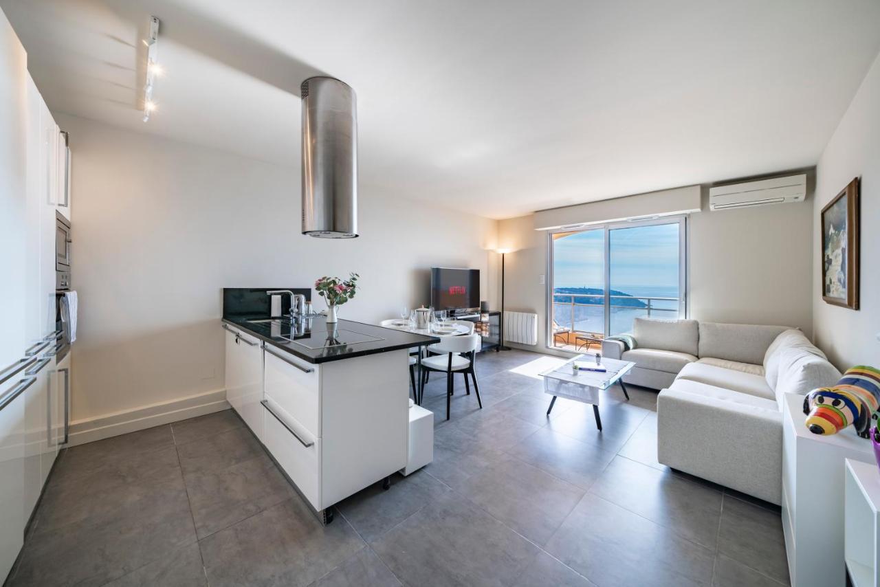Baie Roquebrune, Balcon Vue Mer, Parking Gratuit - Ao Dış mekan fotoğraf